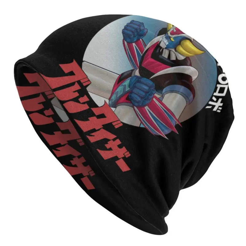 

UFO Goldorak Grendizer Robot Beanies Caps For Men Women Unisex Outdoor Winter Warm Knitting Hat Adult Anime Manga Bonnet Hats