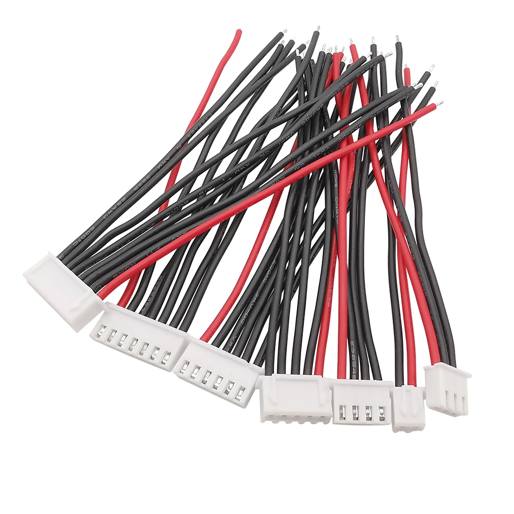 Lot de câbles équilibreur LiPo 1S-3S 10-20cm pour chargeur RC
