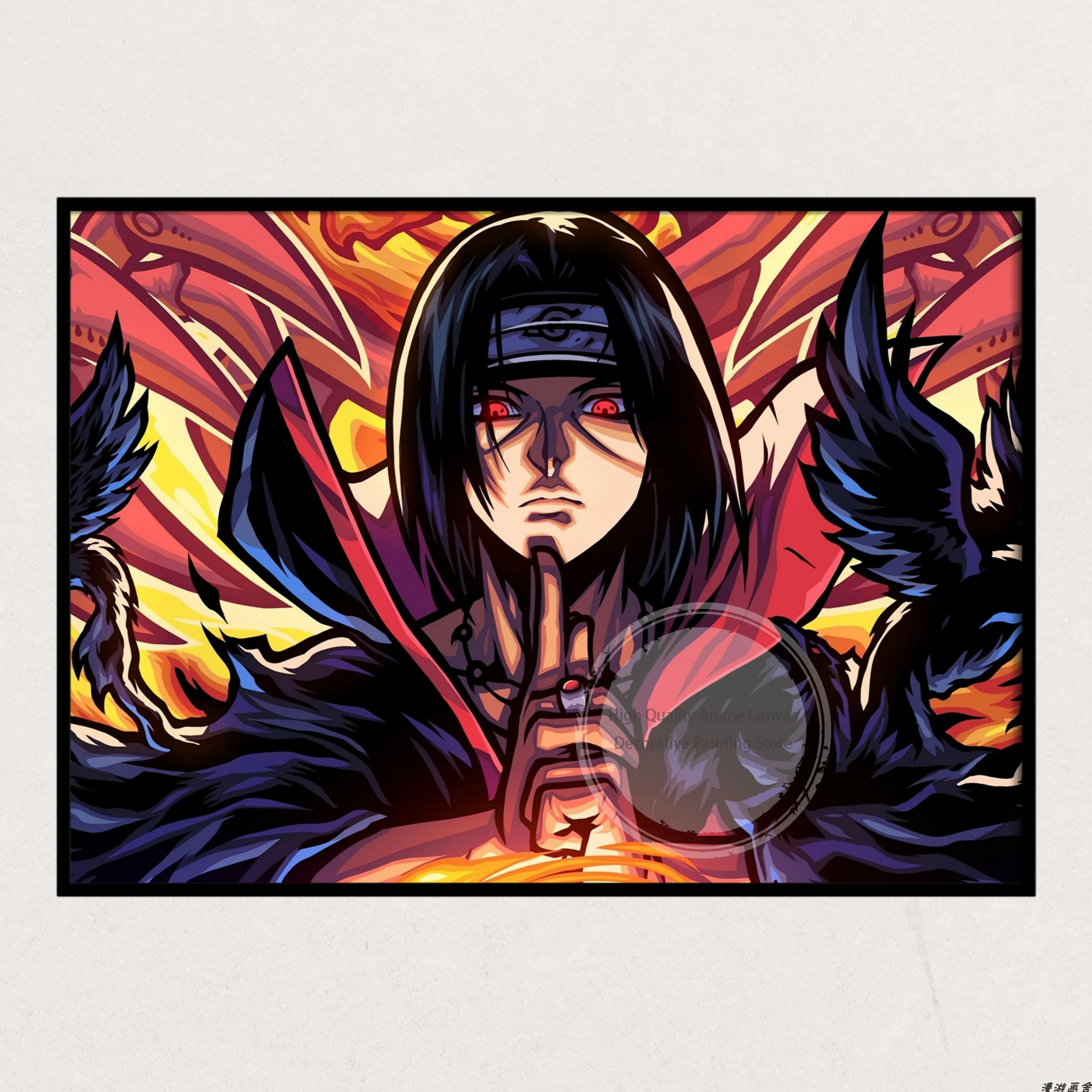Naruto Anime Decorative Poster for E-sports and Living Spaces