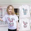 Personalized Kids Easter Shirt Custom Name Child Bunny T-Shirt Boys Girls Clothes Easter Party Brothers and Sisters Shirts 1