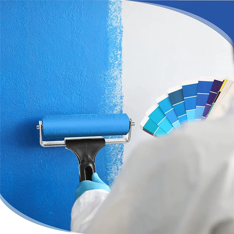 A82X-Rubber Roller For Crafting For Printmaking Gluing Inking Blocks Carved Surfaces Stamping Paintings