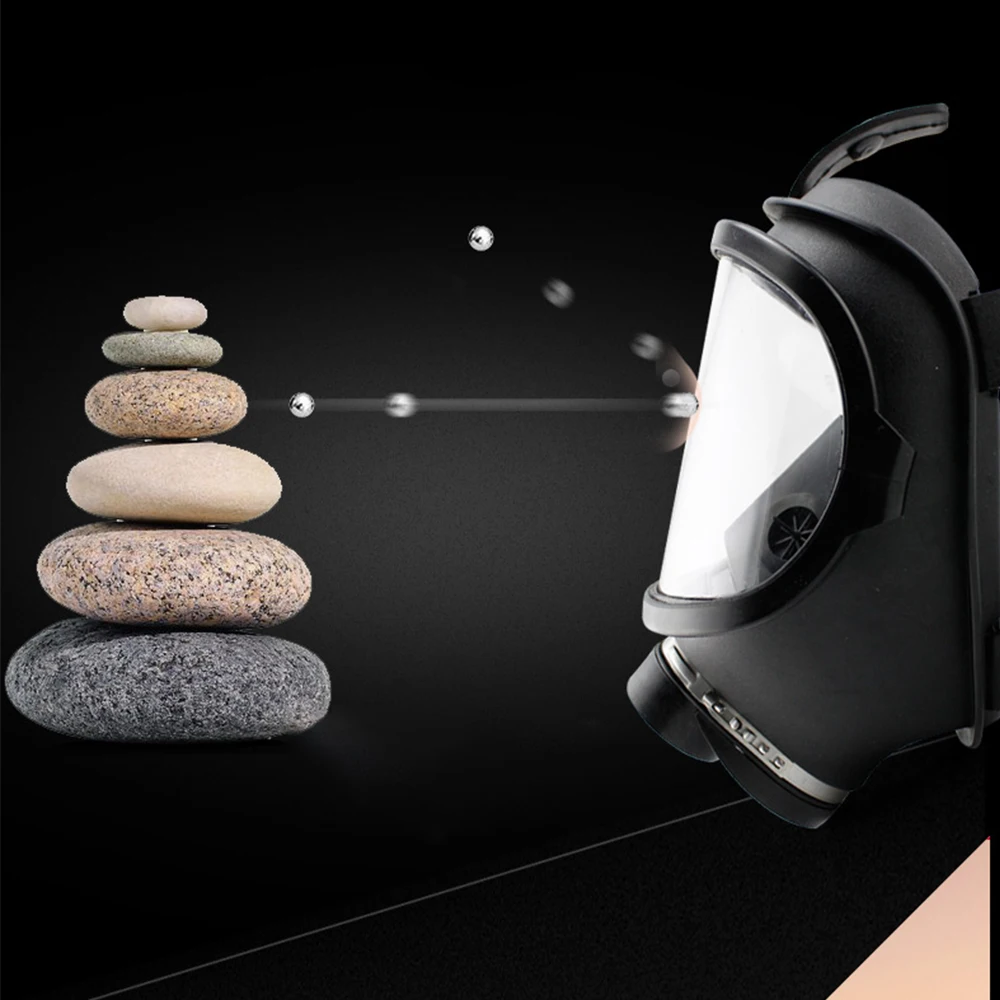 Gas Mask Gas Mask Filter Respirator Filter Face Respirator Gas Respirator Half Face Respirator Mask MF14 Type Full Face Classic Chemical Respirator Filter 87 Self-Priming Stimulation Nuclear Pollution Protection