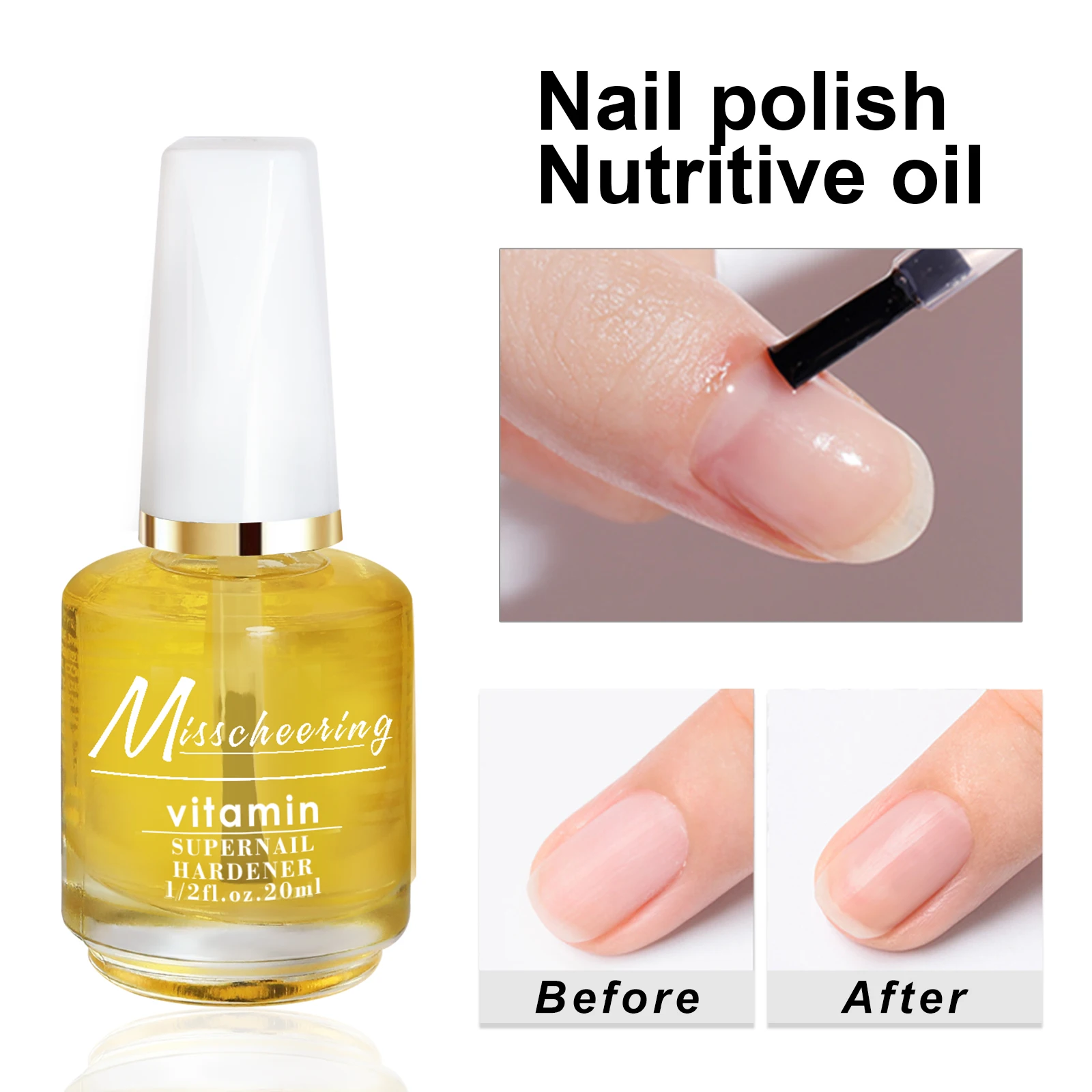 زيت العناية بطلاء الأظافر مع معطف قاعدة الكالسيوم،...