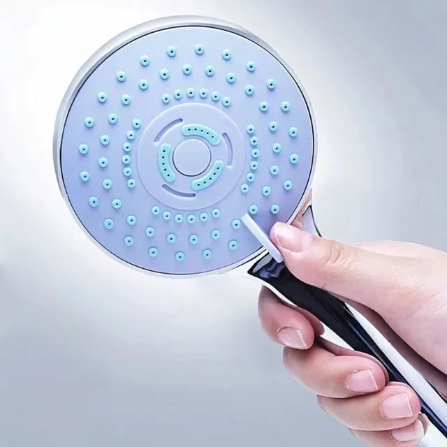 1PC soffione doccia a pioggia vasca da bagno pressurizzata doccetta 5 modalità ugello universale alto flusso d'acqua risparmia acqua accessori per doccia 2