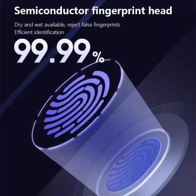 003 3D Face Recognition Camera With Handle and Keyless Fingerprint Smart Lock 3