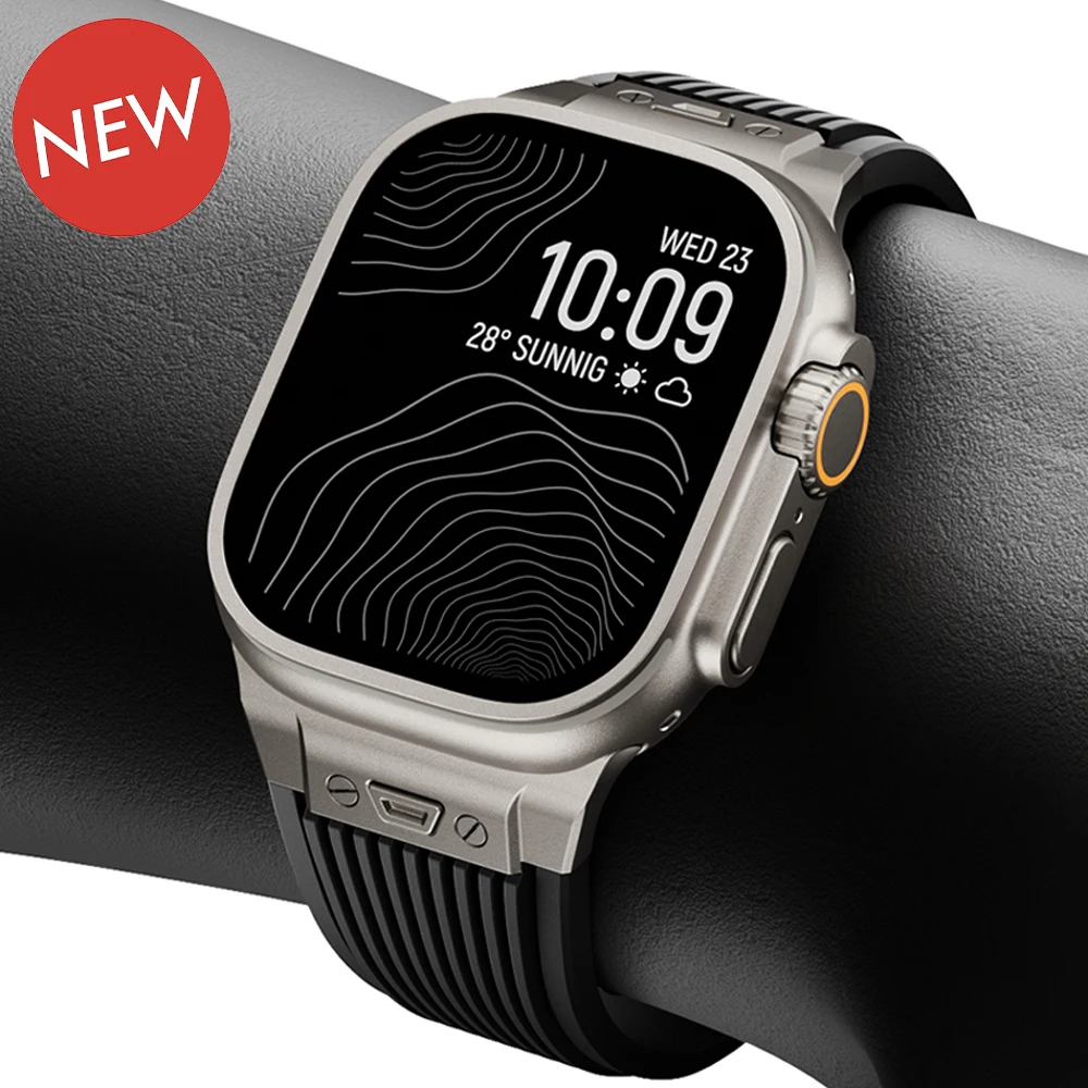 Silicone Sports Strap for Smartwatch - Durable Rubber Band Bracelet