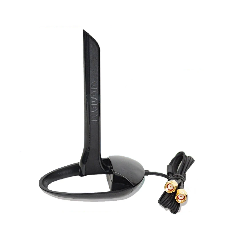 Antena WiFi de doble banda para Asus Z390 Z490 X570 placa base 2T2R,  2.4G/5G WiFi6e antena con cable de extensión, magnética en la parte  posterior