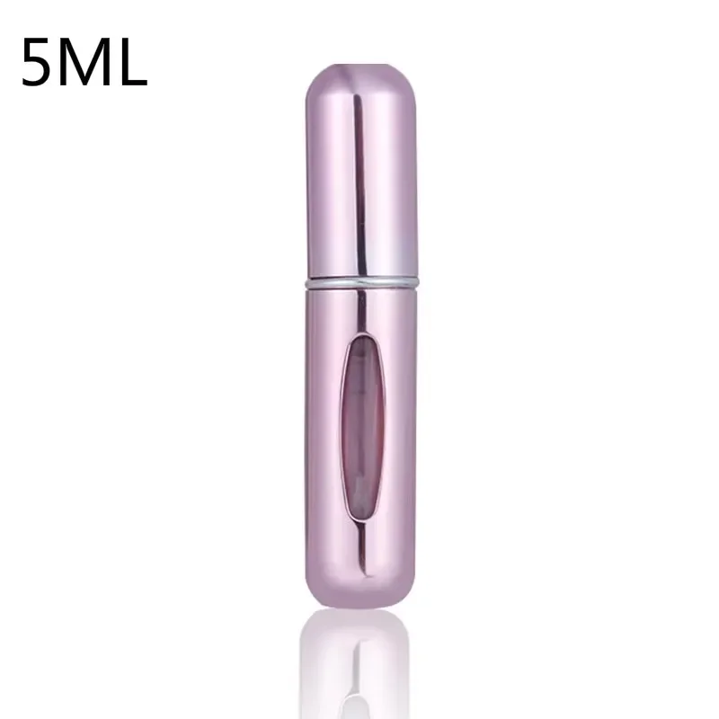 Compact Refillable Travel Perfume Atomizer - Portable 8ml/5ml Spray Bottle