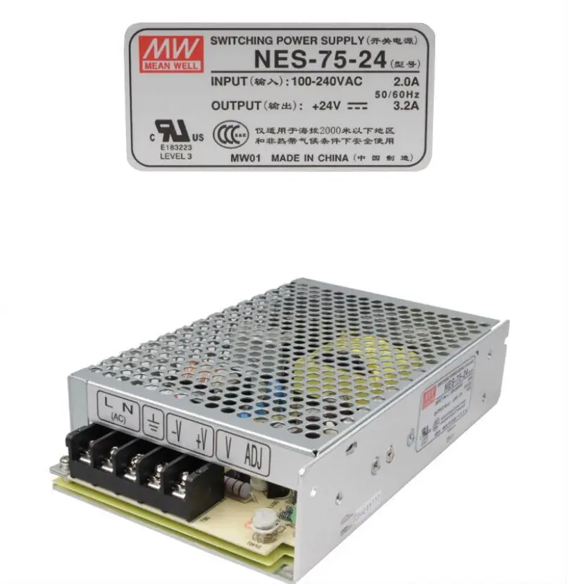 

JEEK USA hot selling High Power 75 Watt 24 12 Volt 75W 12V Dc Switch Power Supply