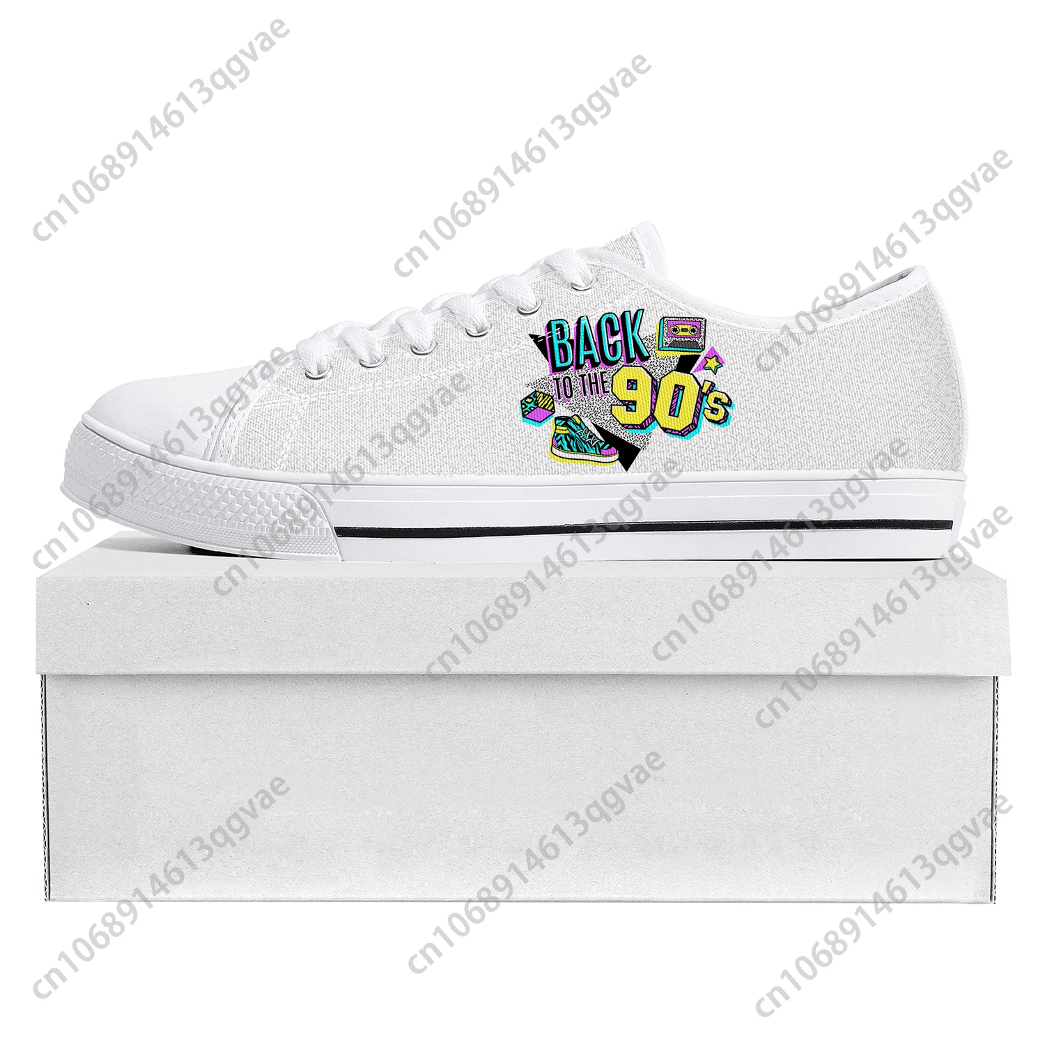 Funny Retro 80s 90s Icons Low Top High Quality Sneakers Mens Womens Teenager Tailor-made Shoe Canvas Sneaker Casual Couple Shoes