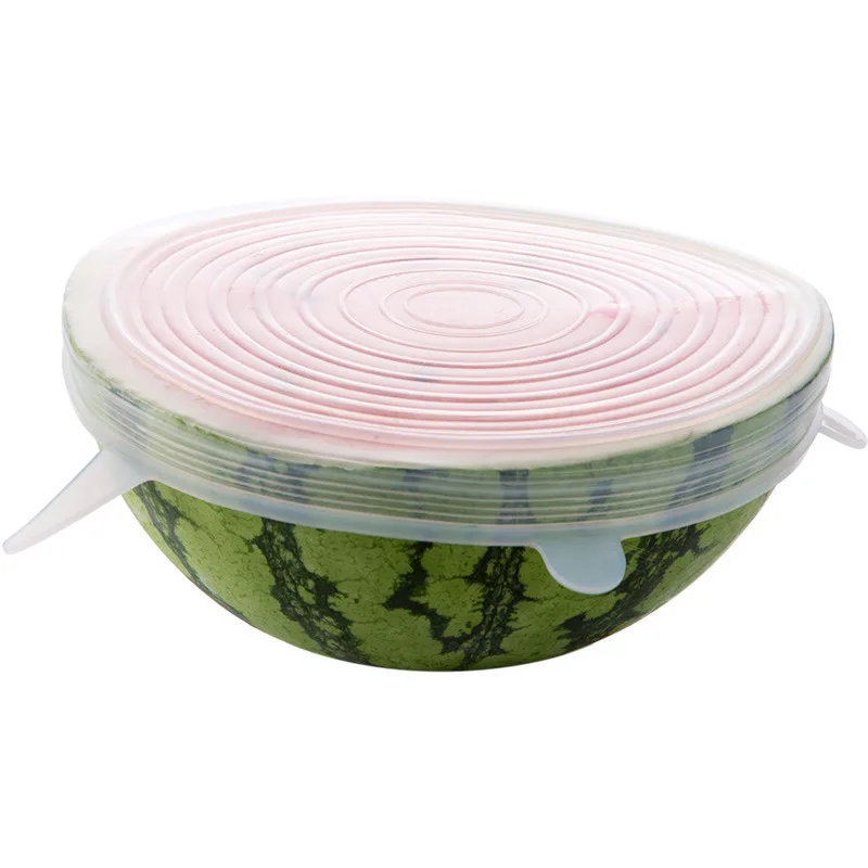 Silicone Cover Stretch Lids Reusable Airtight Food Wrap Covers Keeping Fresh Seal Bowl Stretchy Wrap Cover Kitchen Cookware