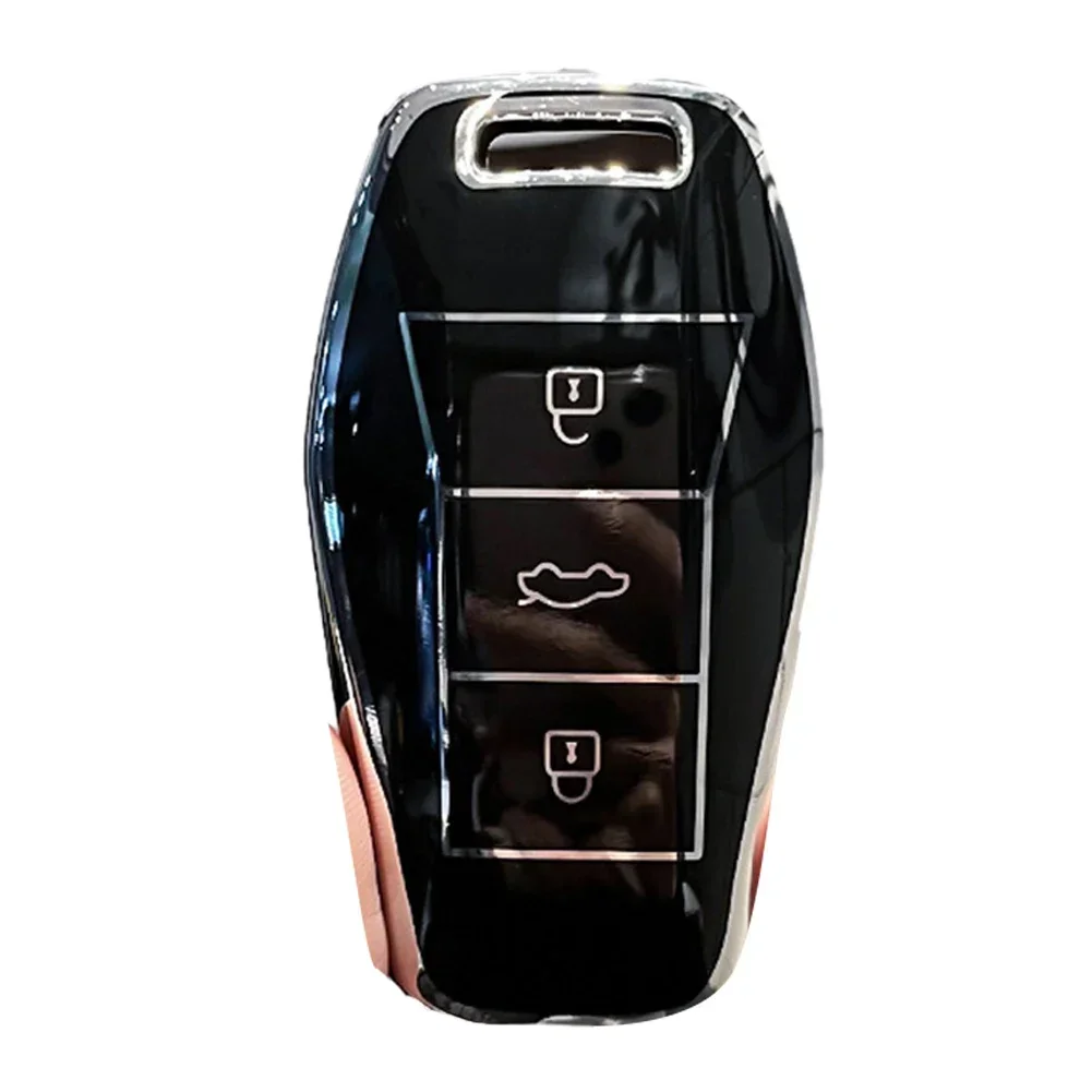 Key Case,Key Case Cover,Car Key Shell,Remote Control Case Cover,Flip Key Fob Shell Long Lasting Key Case Cover Shell Fob for JAC SOL E10X QX X7 X8 E50 X6 A5 Anti Corrosion Properties Extended Lifespan