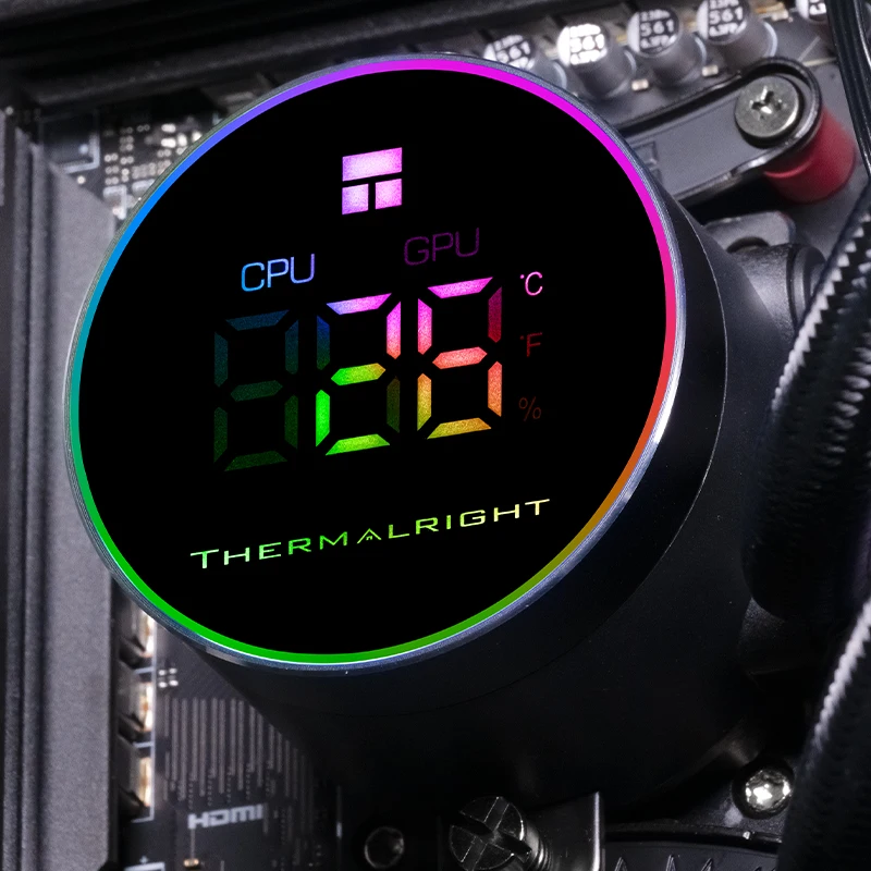 THERMALRIGHT FROZEN MAGIC 360 DIGITAL ARGB All In One Water Cooling Radiator, Removable Magnetic Cold Head LGA1851 LGA1700 AM5 - Image 4