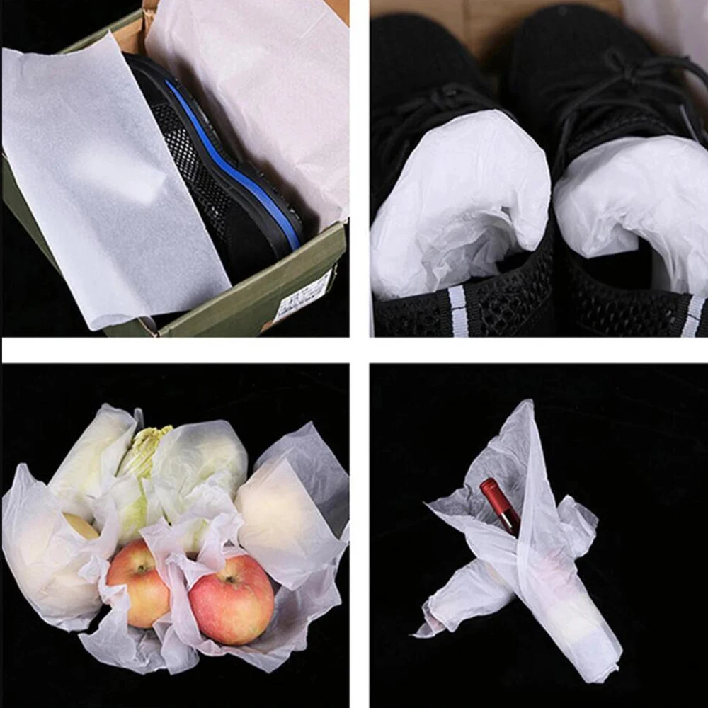 100 Sheets/Pack A4/A5 Liner Tissue Paper For Clothing Shirt Shoes DIY Handmade Translucent Wine Wrapping Papers Gift Packaging