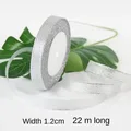12mm silver Glitter