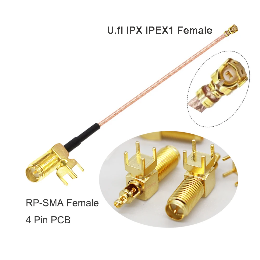 SMA Fêmea para UFL, U. FL, IPX,