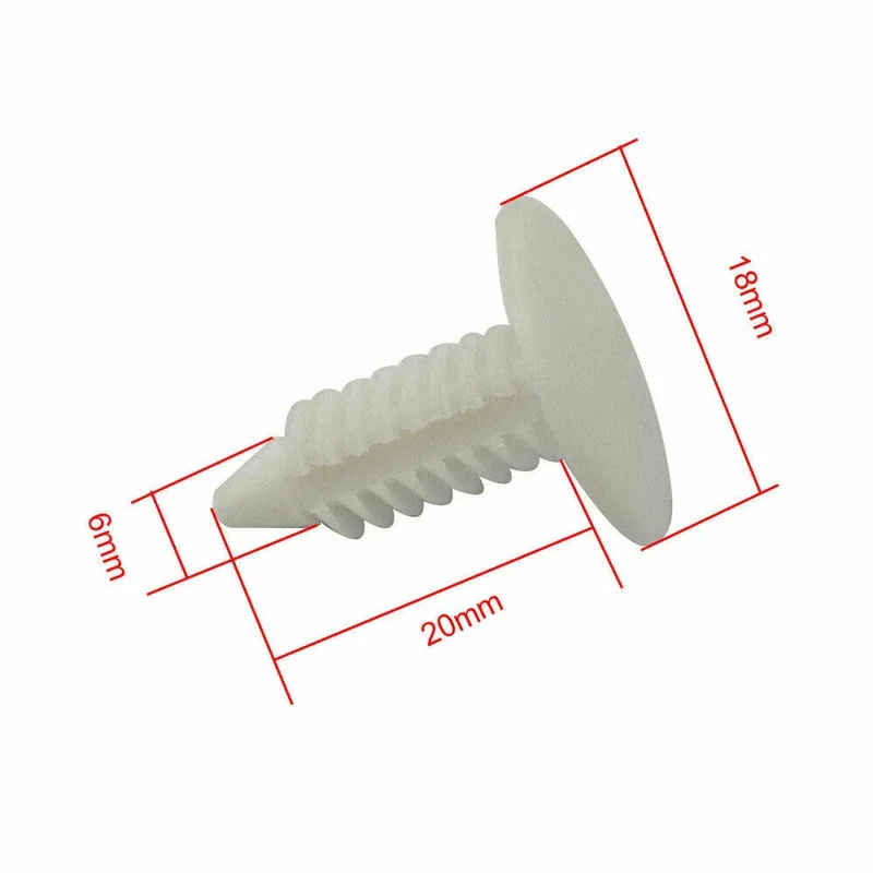 Juego De 4 Tapones Negros Para Agujeros De Matrícula (6-7mm) - Nylon, Fácil Instalación, Universal
