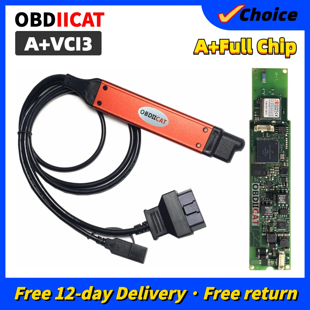 

High Quality VCI-3 VCI3 V2.31/V2.51.2 Scanner Interface with Wifi Wireless Professional OBD2 Truck Diagnostic Tool with SDP3