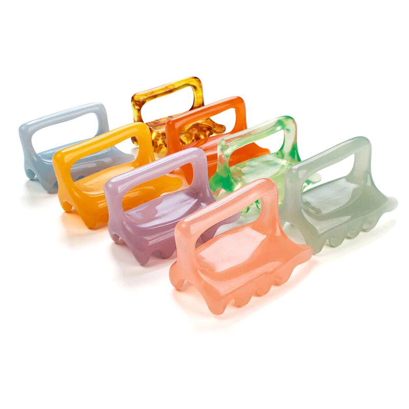 Body Spine Vertebra Physical SPA Scraping Resin Body Massager Tool Pain Relief Back Care Manual Tool Health Therapy Gift