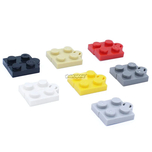 Marumine 1x2 Hinge Plate 1x4 Swivel High-Tech Changeover Catch 20PCS MOC Brick Building Block Parts Accessories 73983 2429 2430 3