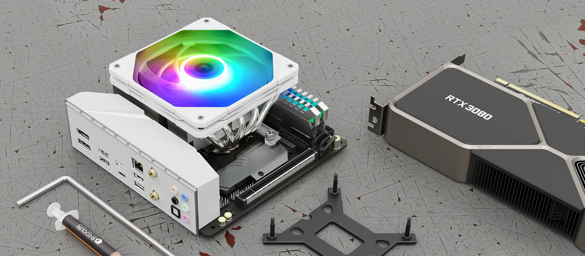 Cooling is 55. Id-cooling 4-x трубочный. Aerocool prism-g-bk-v1. Id cooling is-55 low profile cpu cooler. кулер для процессора id-cooling is-55 argb white.