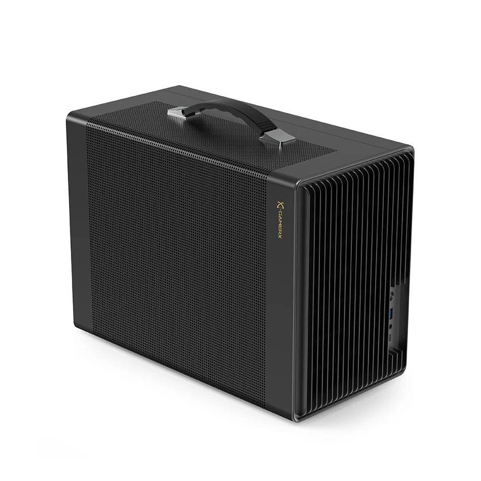 Pc Case Pc Chassis Computer Chassis Frame Mini Itx Desktop Case Power Train P40 Mesh Desktop Case Supports MATX/ITX Mainboard 350mm Graphics Card Mini Compact Computer Chassis Handheld