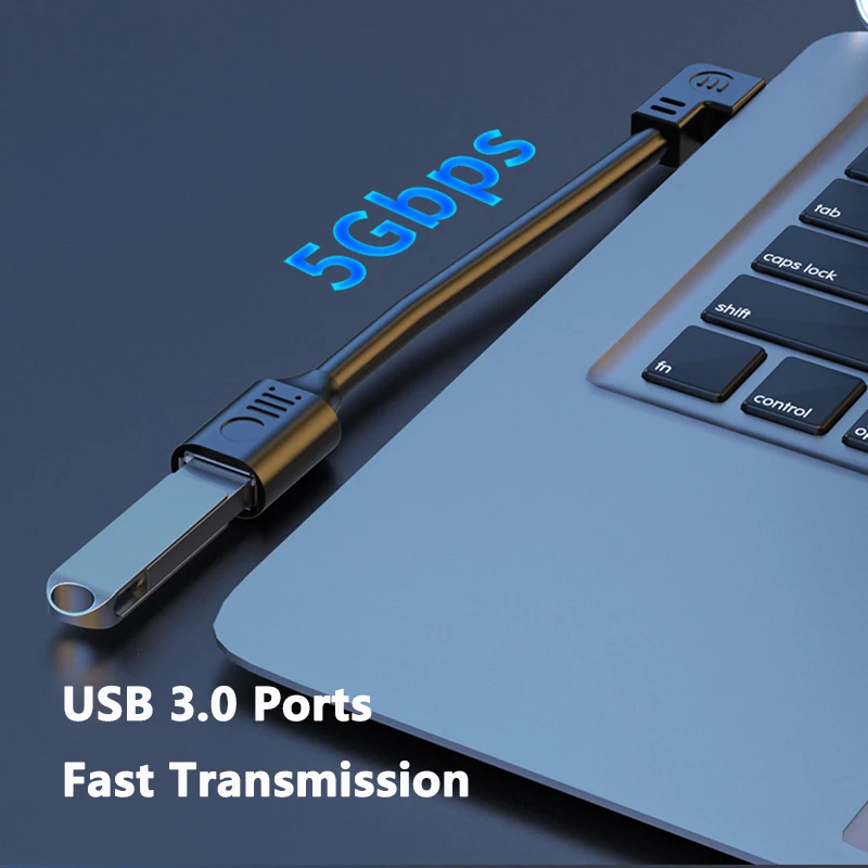 플레이스테이션 플래시 드라이브 마우스 키보드용 엘보 USB 익스텐션 케이블, 3.0 연장 케이블, A 타입 수-암, 5Gbps 데이터 케이블