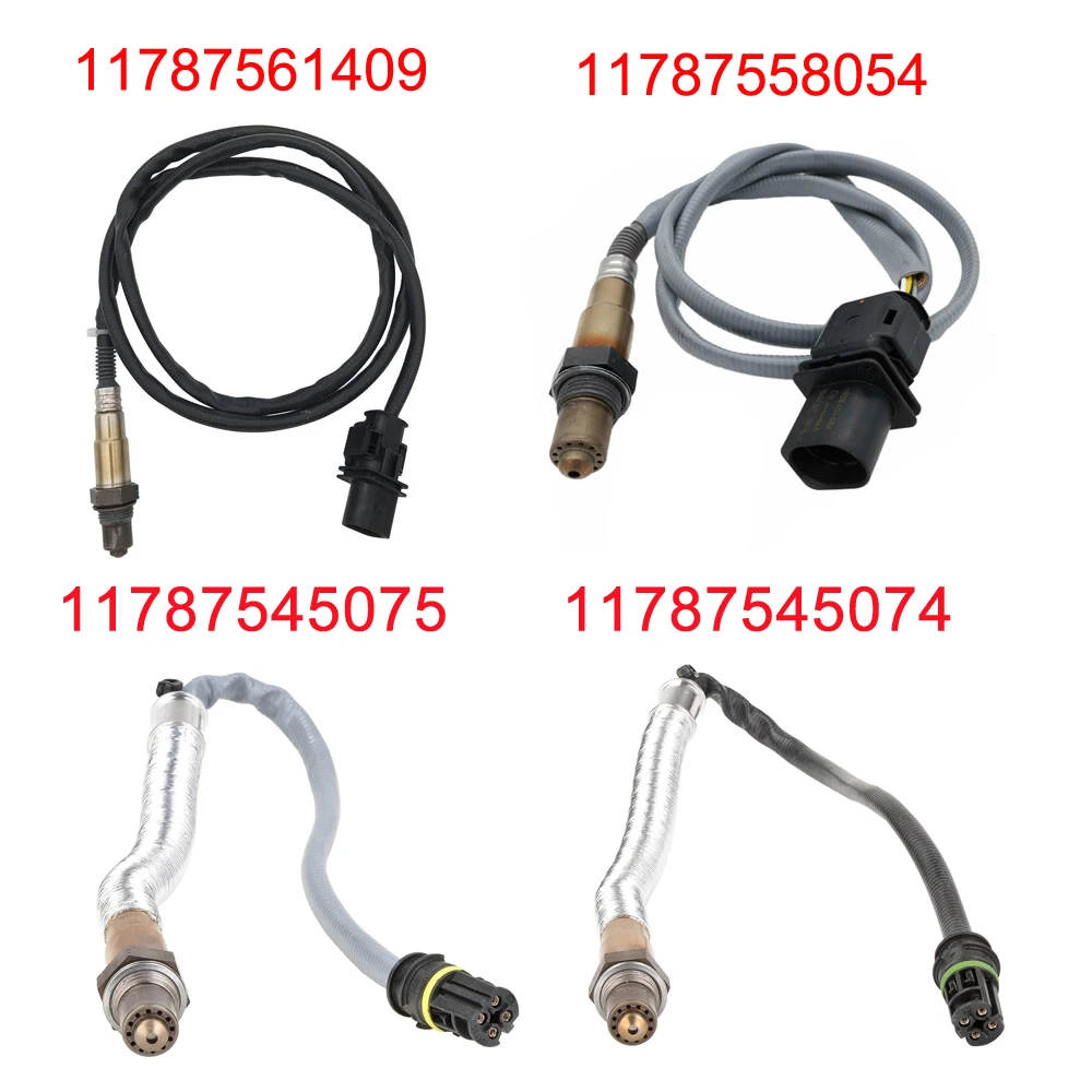 4x upper lower 11787545074 11787545075 11787558054 11787561409 Lambda Probe O2 Oxygen Sensor For BMW 3 E90 E92 E93 325i 330i N53 2
