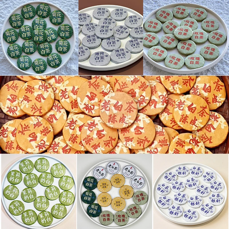 لتقوم بها بنفسك زخرفة دائرية Puer كعكة الشاي الصغي...