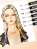 FINECOLOUR EF102 Double-headed Skin Color Markers Oily Alcohol Sketch Drawing Dual Art Marker pen School Art Supplies 2