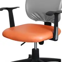 Split Chair Computer Chair Case Office Chair Cover PU Leather Waterproof Office Chair Four Seasons Hotel Use Dirt Resistant 2