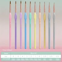 Precision Miniature Paint Brush Set - Ideal For Detailed Artwork, Crafts, And Collectibles | Versatile For Acrylic, Watercolor, 2