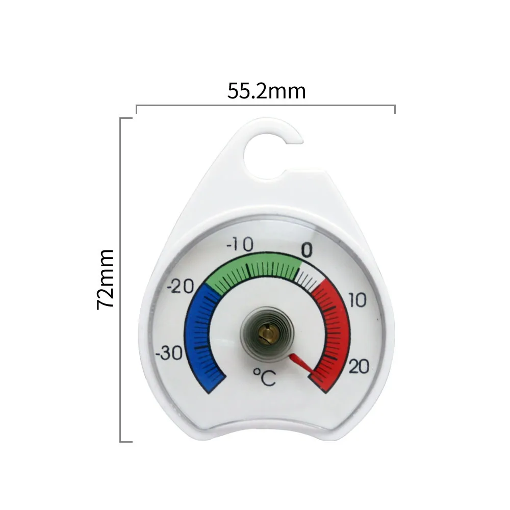 Stainless Steel Mini Refrigerator Thermometer Temperature Sensor DIAL High Accuracy Refrigerator Freezer Home Use Restaurant Use 6