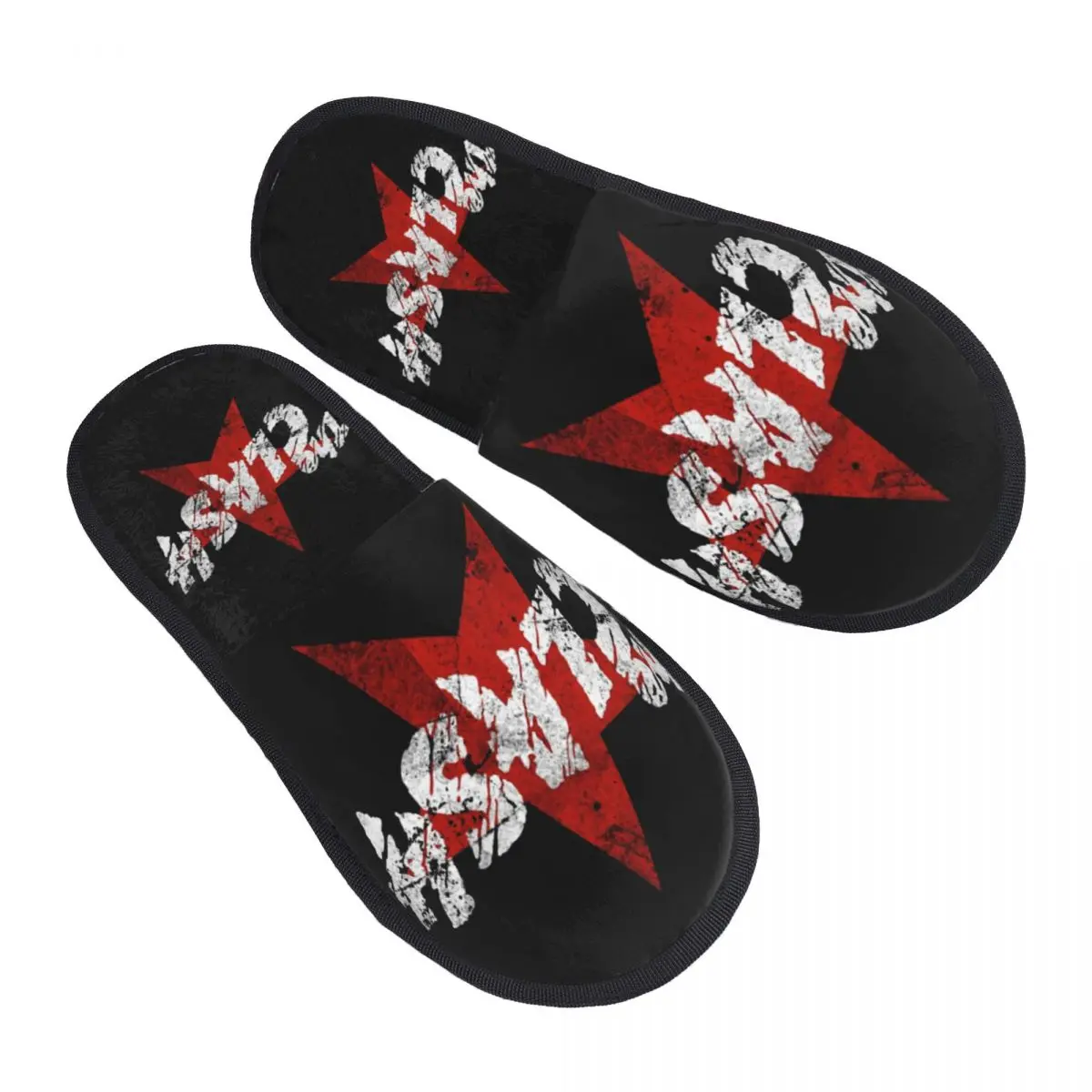 

The Clash London Calling Men Women Furry slippers Cosy pantoufle homme Home slippers