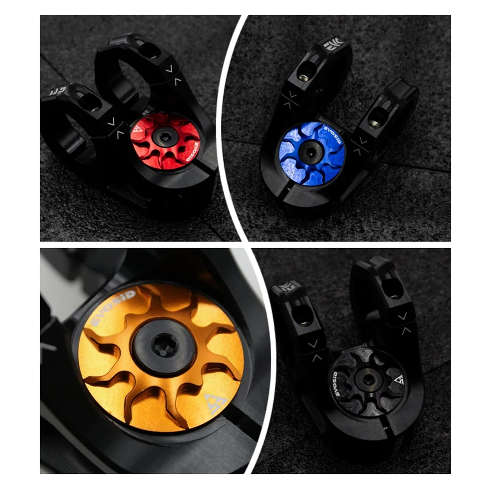 MTB Road Bike Stem Headset Top Cap Cover Aluminium Alloy Bicycle Stem Top Cap for Fork Head Tube Cycling Accessories