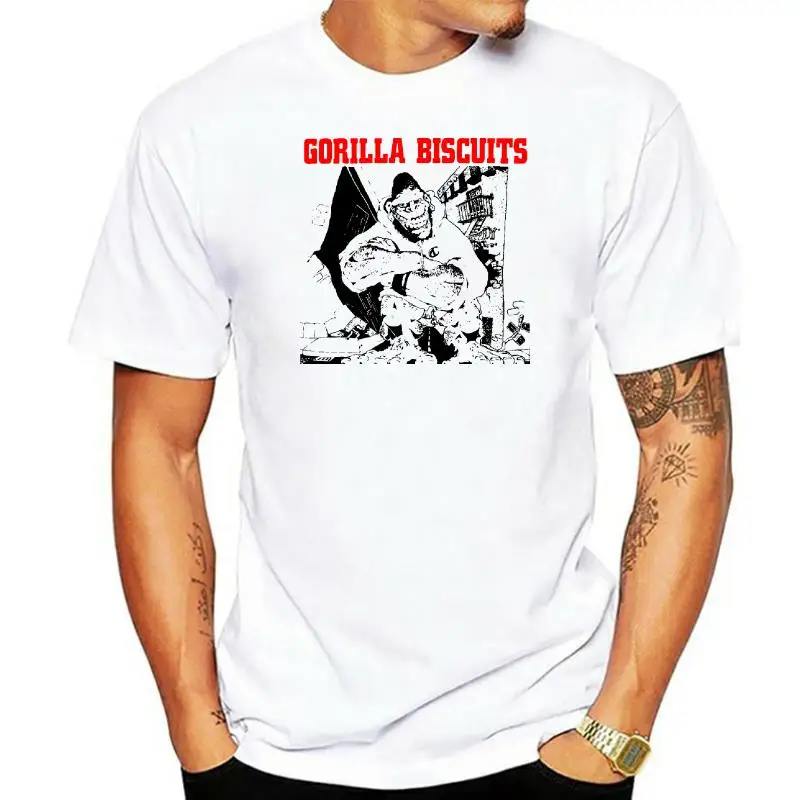 Gorilla Biscuits Enorme Gorilla Hardcore Punk Judge Cro - Mags 2 T-Shirt Unisex