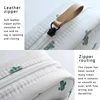 1PC Mini Cosmetic Bag Flamingo Solid Color Travel Toiletry Storage Bag Cactus Beauty Makeup Bag Organizer for Women Makeup Pouch 5
