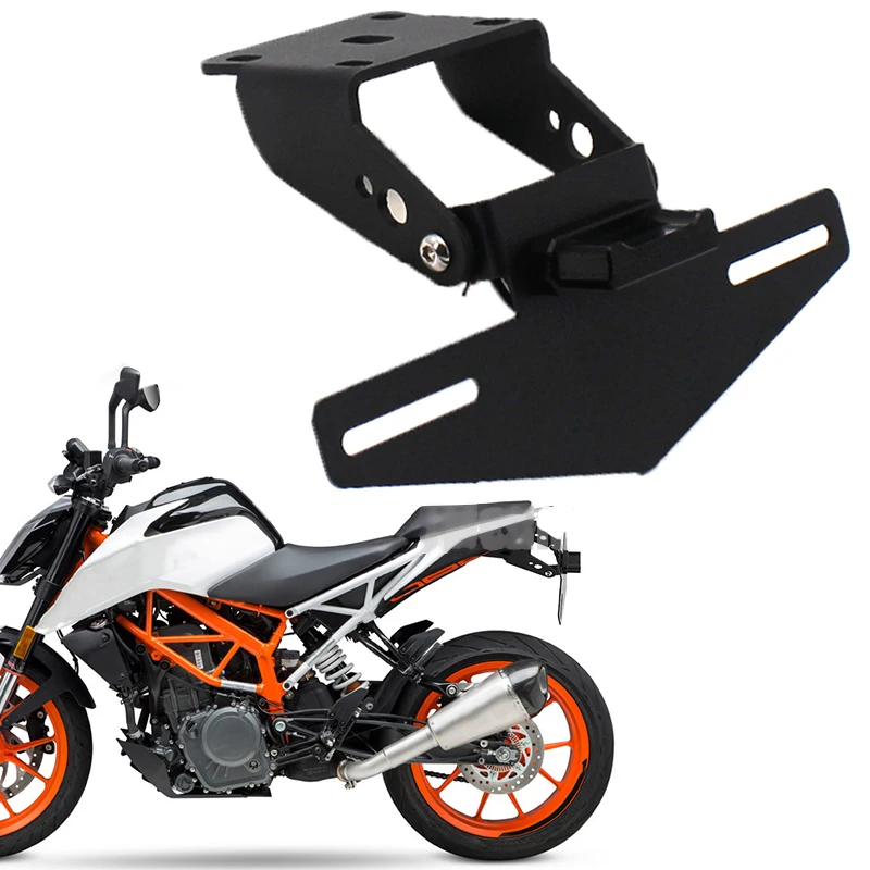 KTM RC390 DUKE 390 17-20 오토바이 개조형 숏테일 번호판 홀더 (라이트 포함)