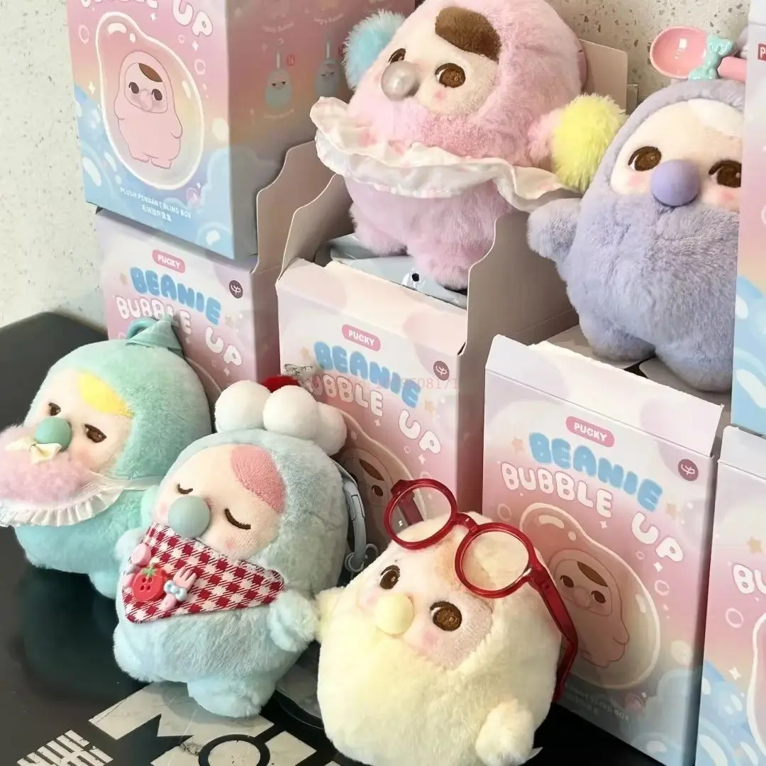 PUCKY BEANIE BUBBLE UP ぬいぐるみ【アソートボックス】 PUCKY Beanie Bubble Up Series Plush Pendant Blind Box