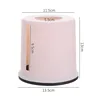 1 Pcs Plastic Tissue Box Round Living Room Pumping Box Creative Cylinder Multifunctional Household Toilet Roll Paper Storage Box 6