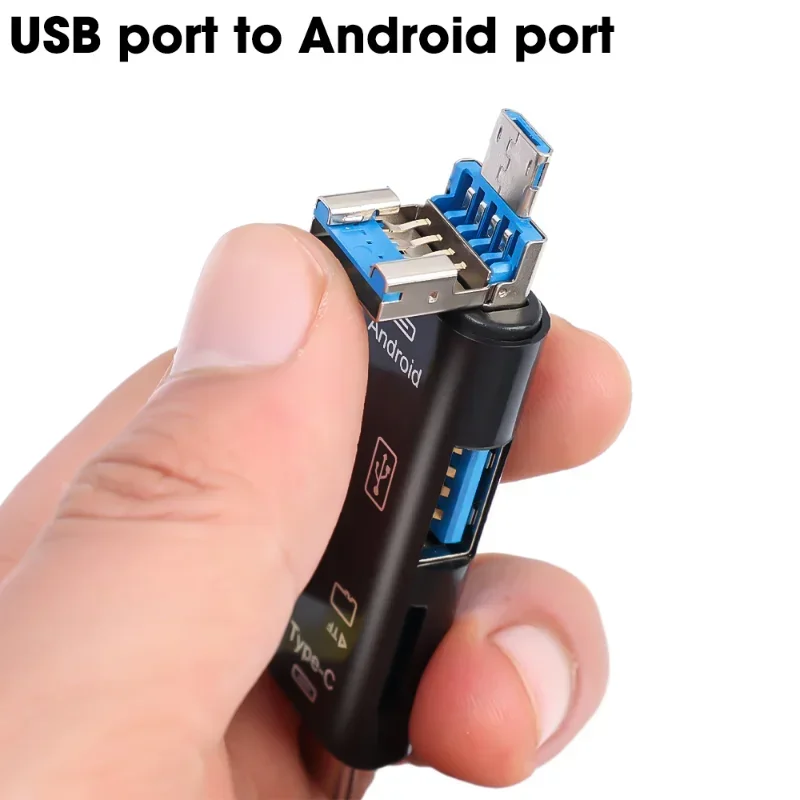 Card reader 5 In 1 Multifunction OTG Micro Reader Flash Drive Smart Memory Card Reader Type C Cardreader USB 2.0 for USB Micro SD Adapte card reader otg adapter type c adapter sd card reader
