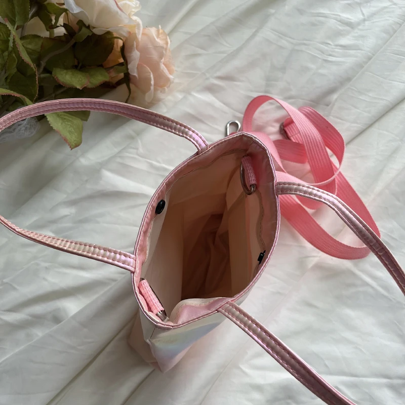 Fashion Laser Messenger Bag for Women Luxury Designer Shoulder Bags Sac A Main Femme Small Girls Handbags Multifunctional Tote