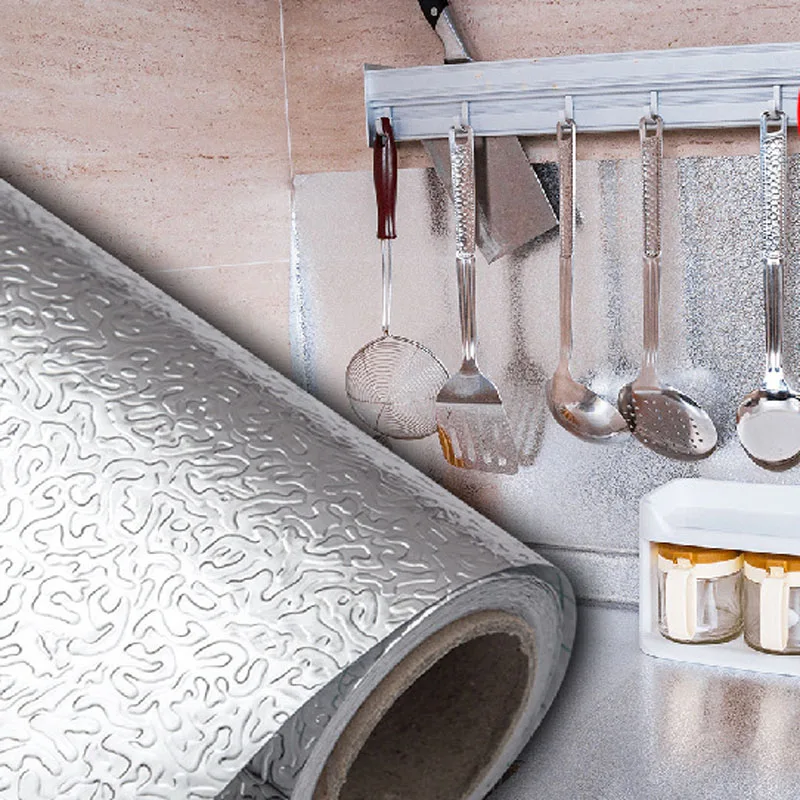 

Кухонные маслостойкие водонепроницаемые Стикеры, настенные самоклеящиеся наклейки для шкафа, плиты, выдвижных ящиков, украшение обоев «сделай сам»