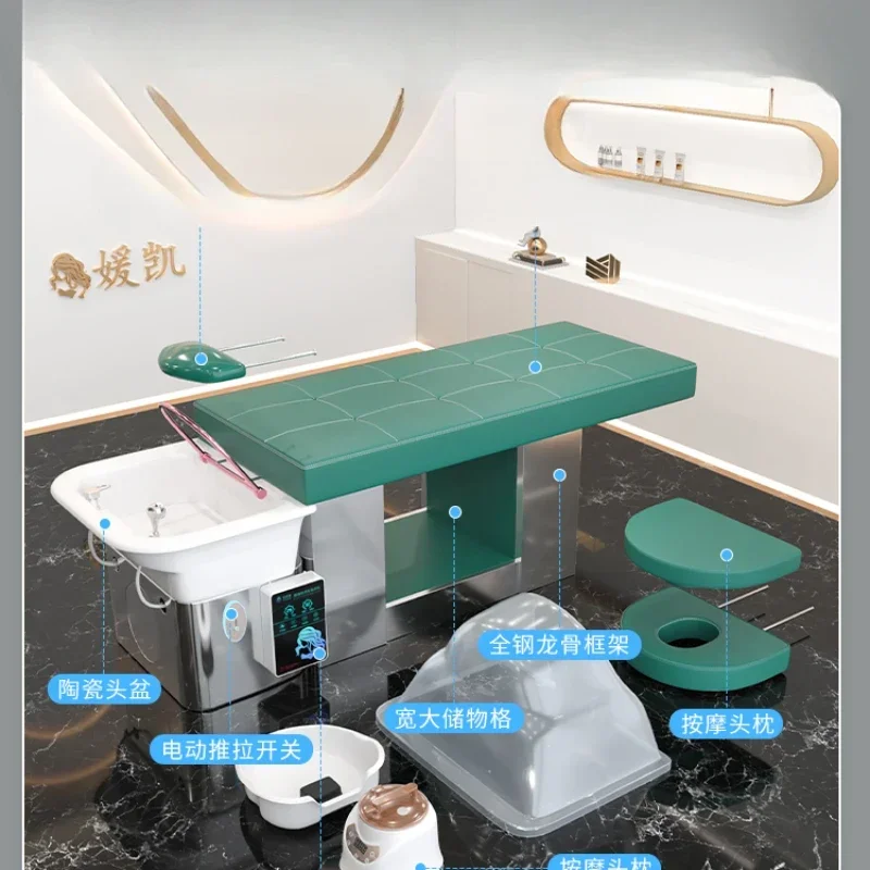 

Fumigation Head Therapy Shampoo Chair Barber Shop Hair Beauty Special