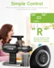 BioloMix Cold Press Juicer,Slow Masticating Juicer Machines with Reverse Function,High Juice Yield, Easy to Clean Brush & Quiet 3
