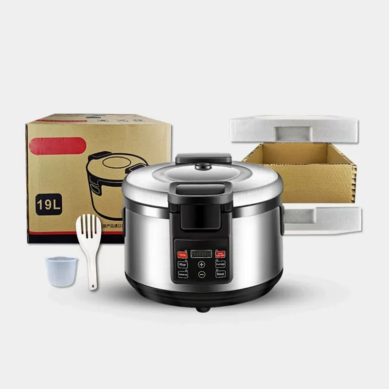 Hot Sale Multiple Functions Stainless Steel Slow Cooker Non-Stick Coating Inner Pot 15L 16L Large Capacity Rice Cooker 10 Kg