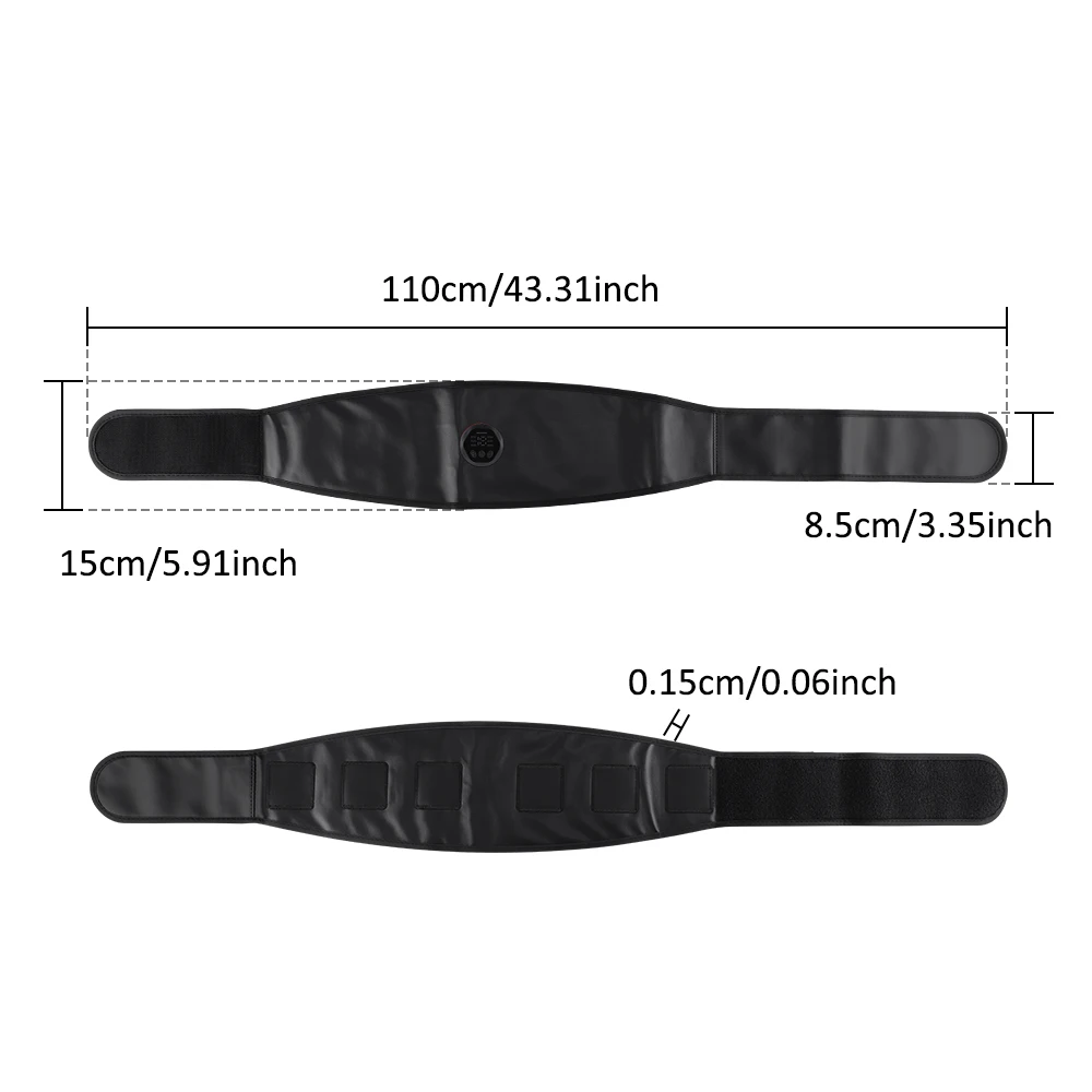 110cm Abdominal Massager Waist Belt Fitness Equipment Muscle Toner Abdominal Mus