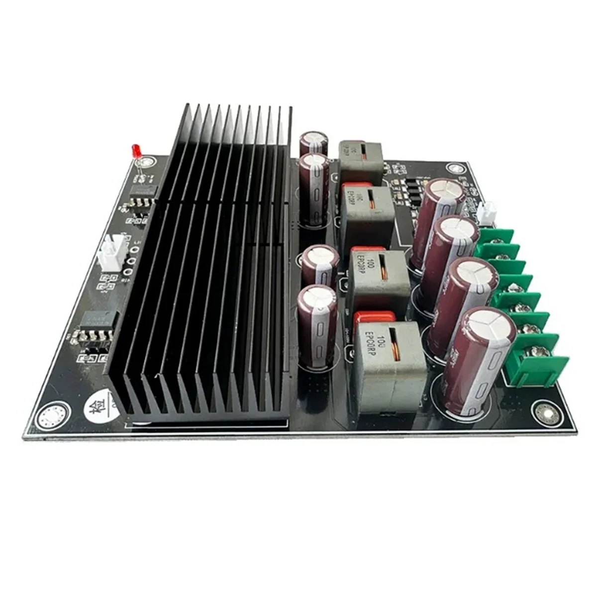 Trendy! SAMP-200 HIFI Dual Core TPA3255 Stereo Amplifier Board 2 Channel 600W+600W Class D Digital Power Amplifier TL072 OP AMP