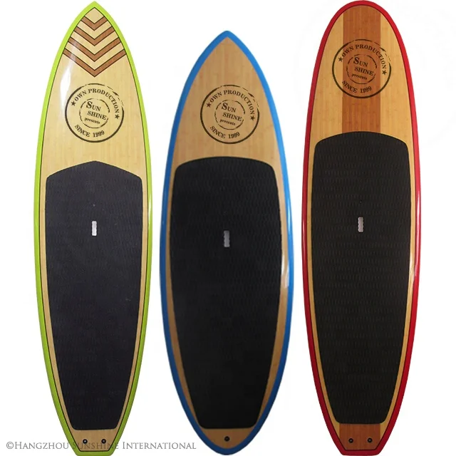 Wholesales Beautiful Bamboo SUP  Stand Up Paddle Boards