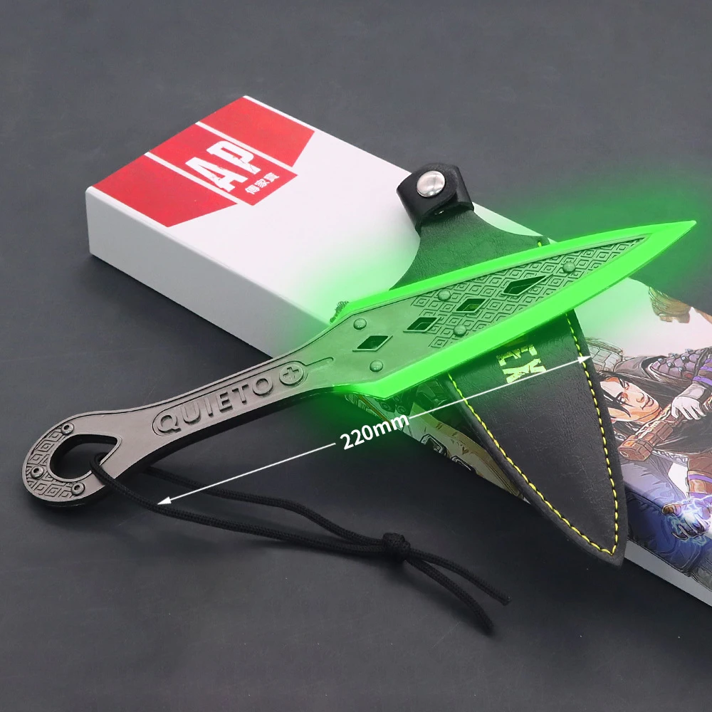 Apex Legends Heirloom Wraith Heirloom Kunai 22Cm Gioco Arma Coltello Katana Spada Samurai Ornamenti Luminosi Regali Giocattoli Per Ragazzi